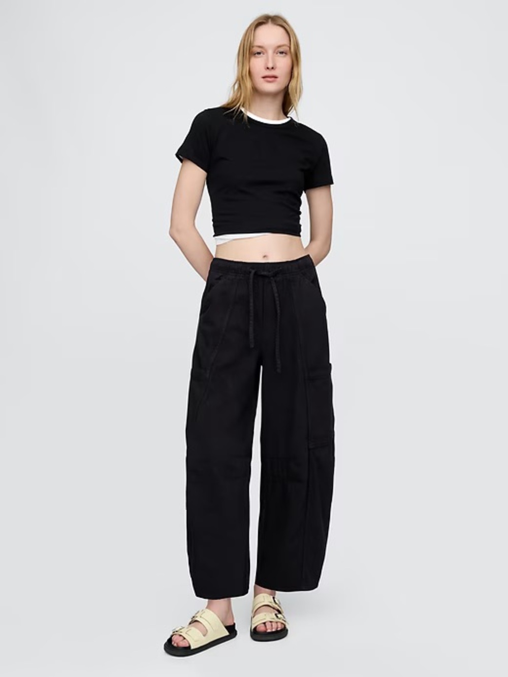 Gap Mid Rise Easy Horseshoe Jeans Black